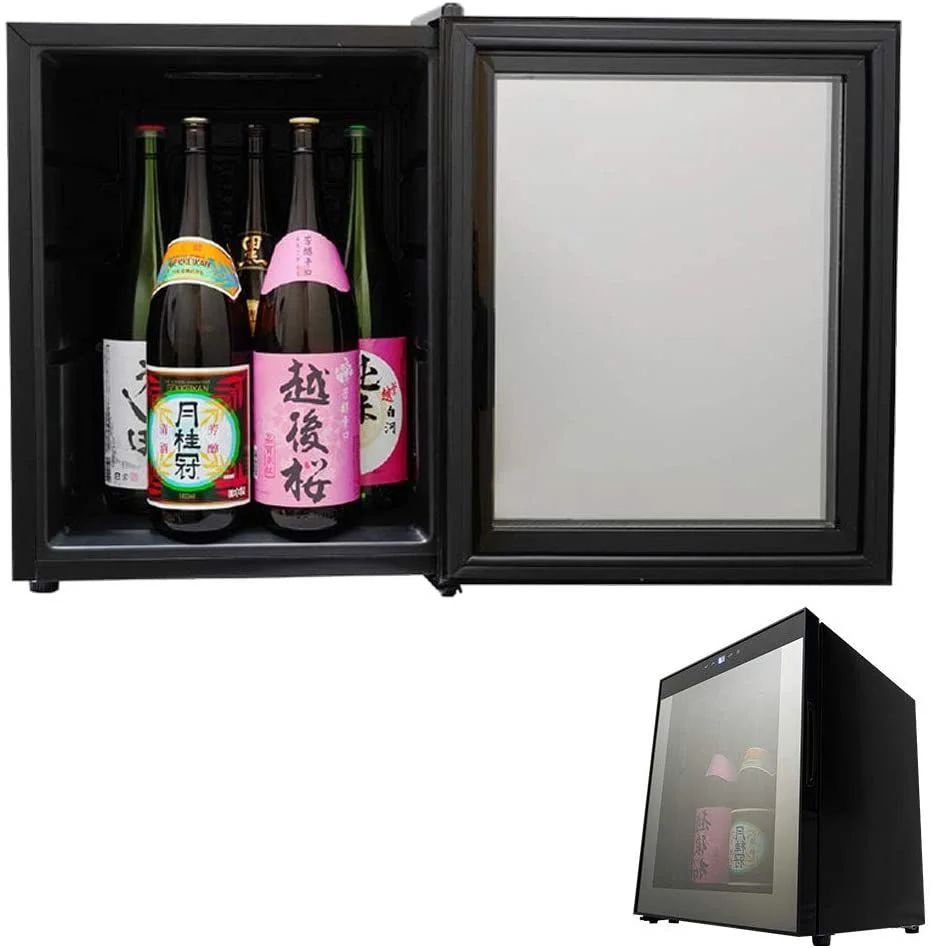 一升瓶を縦置きできる日本酒セラー「俺の酒蔵」S-RFS20B サンコー