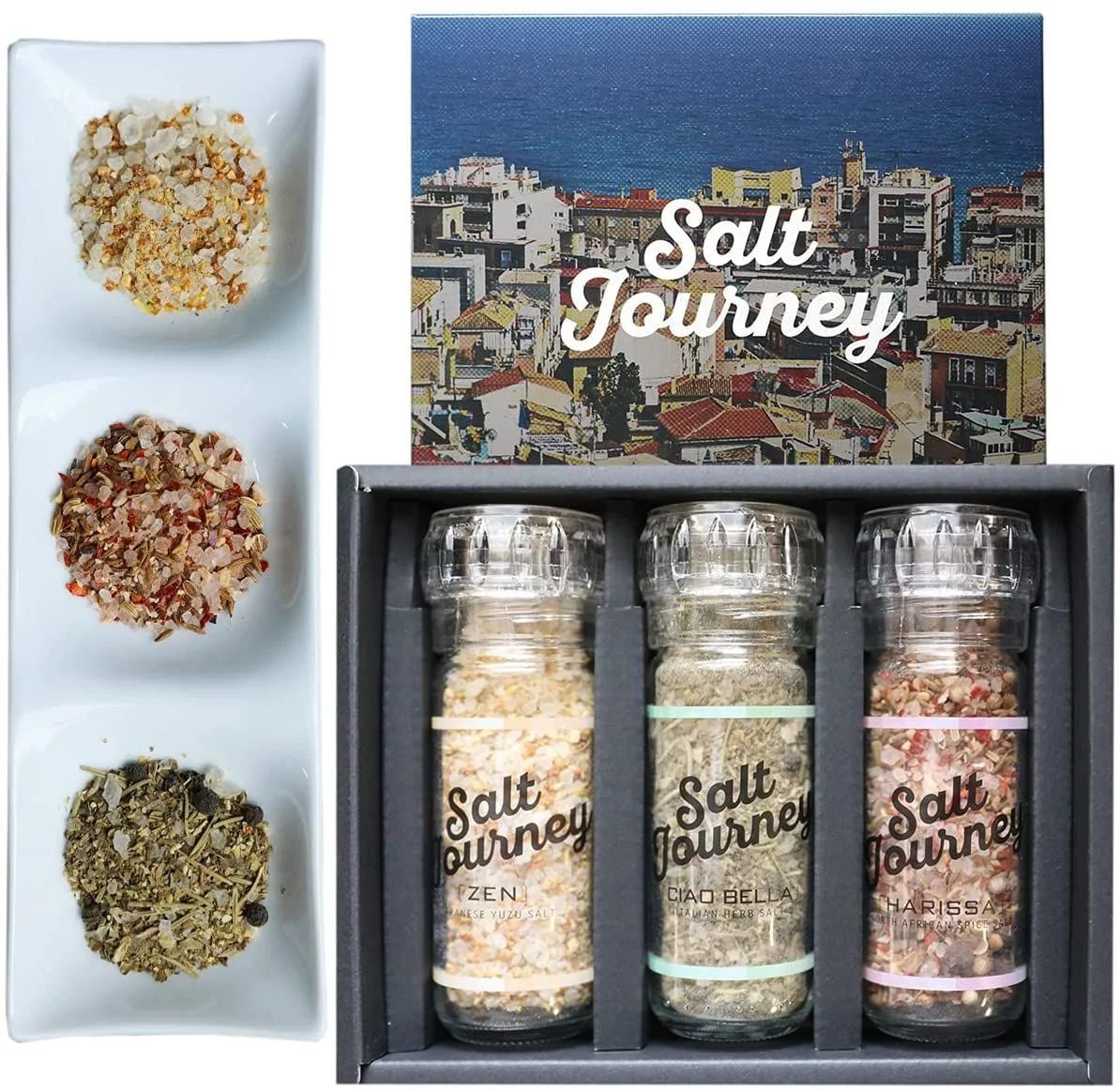 ギフト ハーブソルト 調味料 Salt Journey(ソルトジャーニー)　3種セット スパイスソルト 塩 