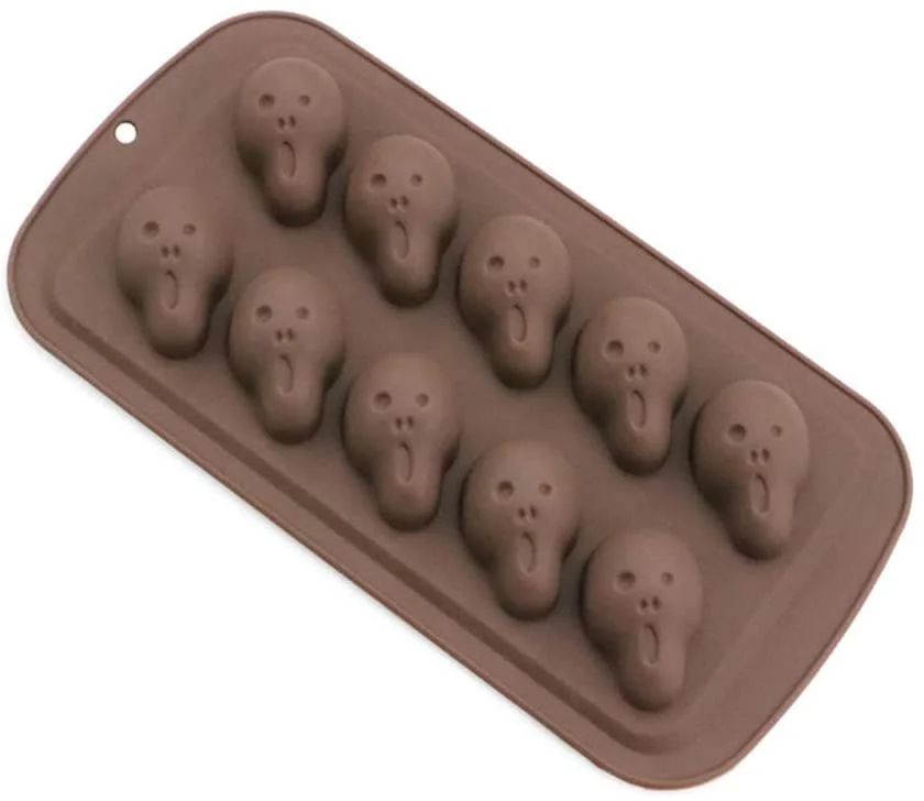 WBTY チョコレート型 シリコンモールド ハロウィン 製氷皿 チョコ型 氷 アイストレー チョコレートモールド 金型 シリコン型
