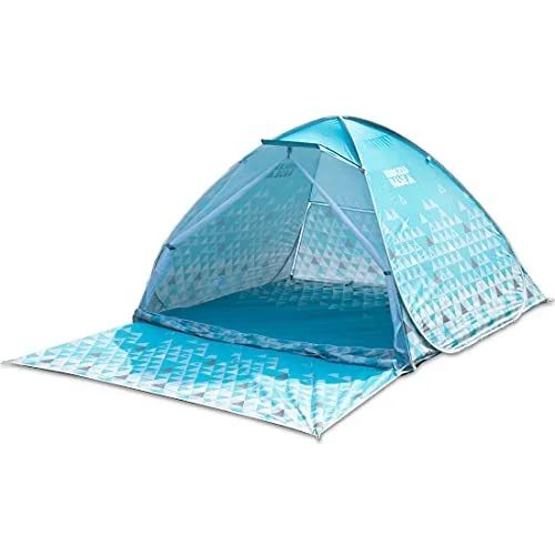 ENDLESS BASE テント ポップアップ 幅250cm 3-4人用 UVカット 耐水 遮熱 軽量2.8kg フルクローズ 収納ケース付 ワンタッチ ティニートライ 43500003 31 (73561)