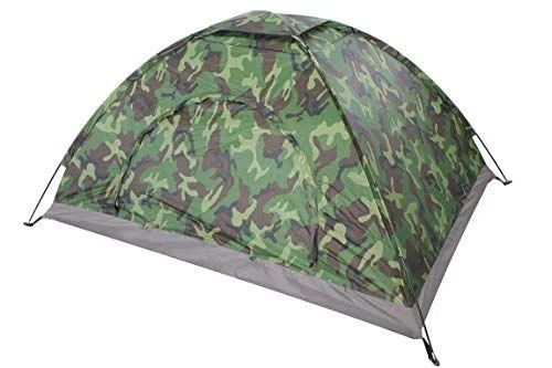 Sutekus テント コンパクト 迷彩柄 キャンプテント ソロテント 小型テント 防災 緊急 【アウトドア用品】（二人用）