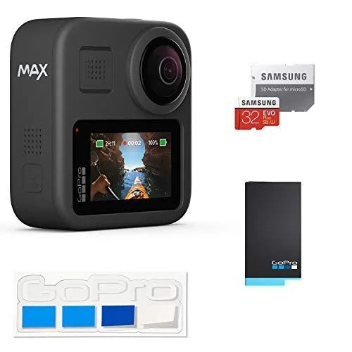 【GoPro公式限定】 GoPro MAX + 予備バッテリー + 認定SDカード32GB + GoPro公式限定非売品ステッカー【国内正規品】