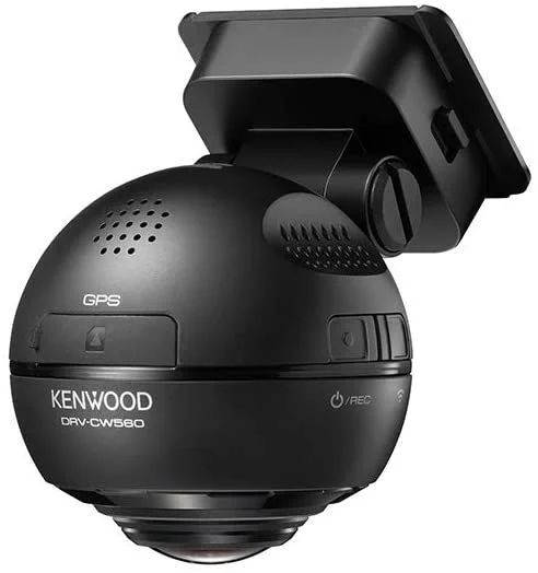 KENWOOD(ケンウッド) 360°撮影対応ドライブレコーダー DRV-CW560-K 駐車監視録画対応 無線LAN搭載 microSDHCカード付属(32GB) DRV-CW560-K