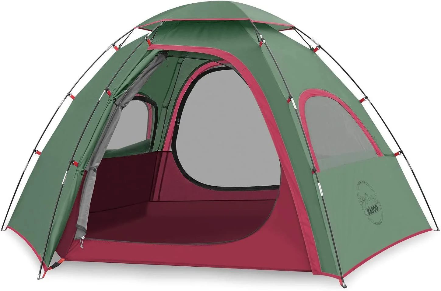 KAZOO テント ツーリングドーム 軽量 防水 キャンプテント 簡単設置 ビーチスクリーンテント サンシェード 2-3人用