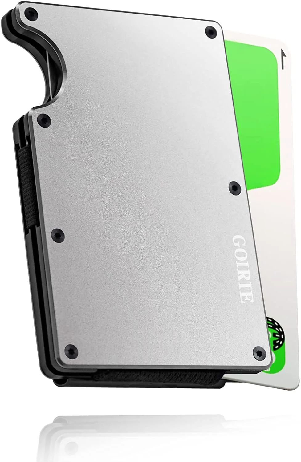 GOIRIE クレジットカードケース マネークリップ カード入れ 大容量 薄型 スキミング磁気防止 メンズ レディース
