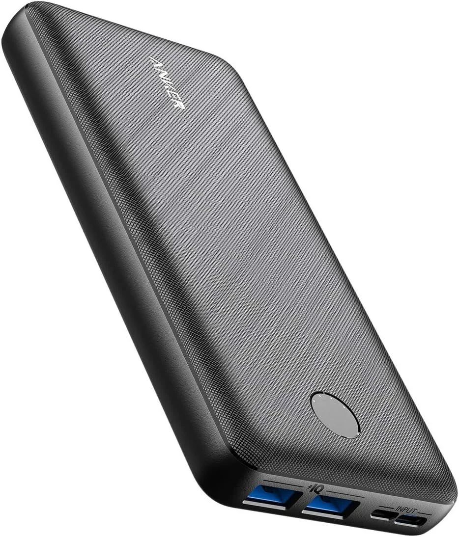 Anker PowerCore Essential 20000 (モバイルバッテリー 20000mAh) 【USB-C入力ポート/PSE技術基準適合/PowerIQ/低電流モード搭載】 iPhone iPad Android 各種対応 (ブラック)